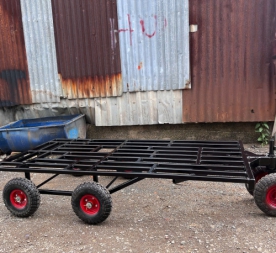 Xe kéo đẩy chế mặt bàn thưa kéo hàng trọng lượng 500kg