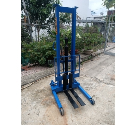 Xe nâng tay cao cơ tải 800kg nâng cao 1m5 - xenangtaydien