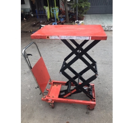 XE NÂNG MẶT BÀN CŨ NHẬT TẢI 150KG NÂNG CAO 1100MM - XE NÂNG CŨ NHẬT