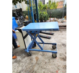 XE NÂNG MẶT BÀN BÁN TỰ ĐỘNG NHẬT NỘI ĐỊA TẢI 550KG - XENANGTAYDIEN