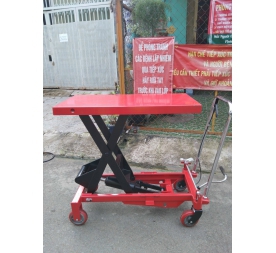 Xe nâng mặt bàn tải 500kg nâng cao 900mm - xenangtaydien